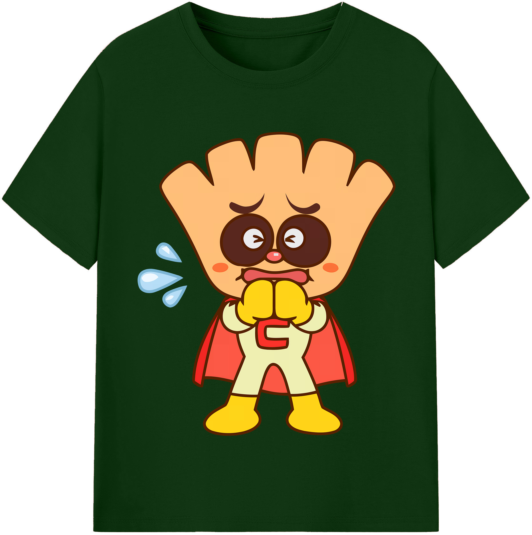 （画像用） アンパンマン Anpanman 綿100％半袖Tシャツ（フロントプリント）